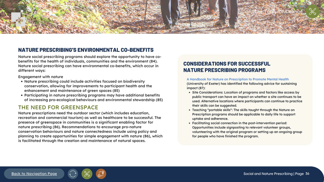 CASCADES - Social and Nature Prescribing playbook - Page 35