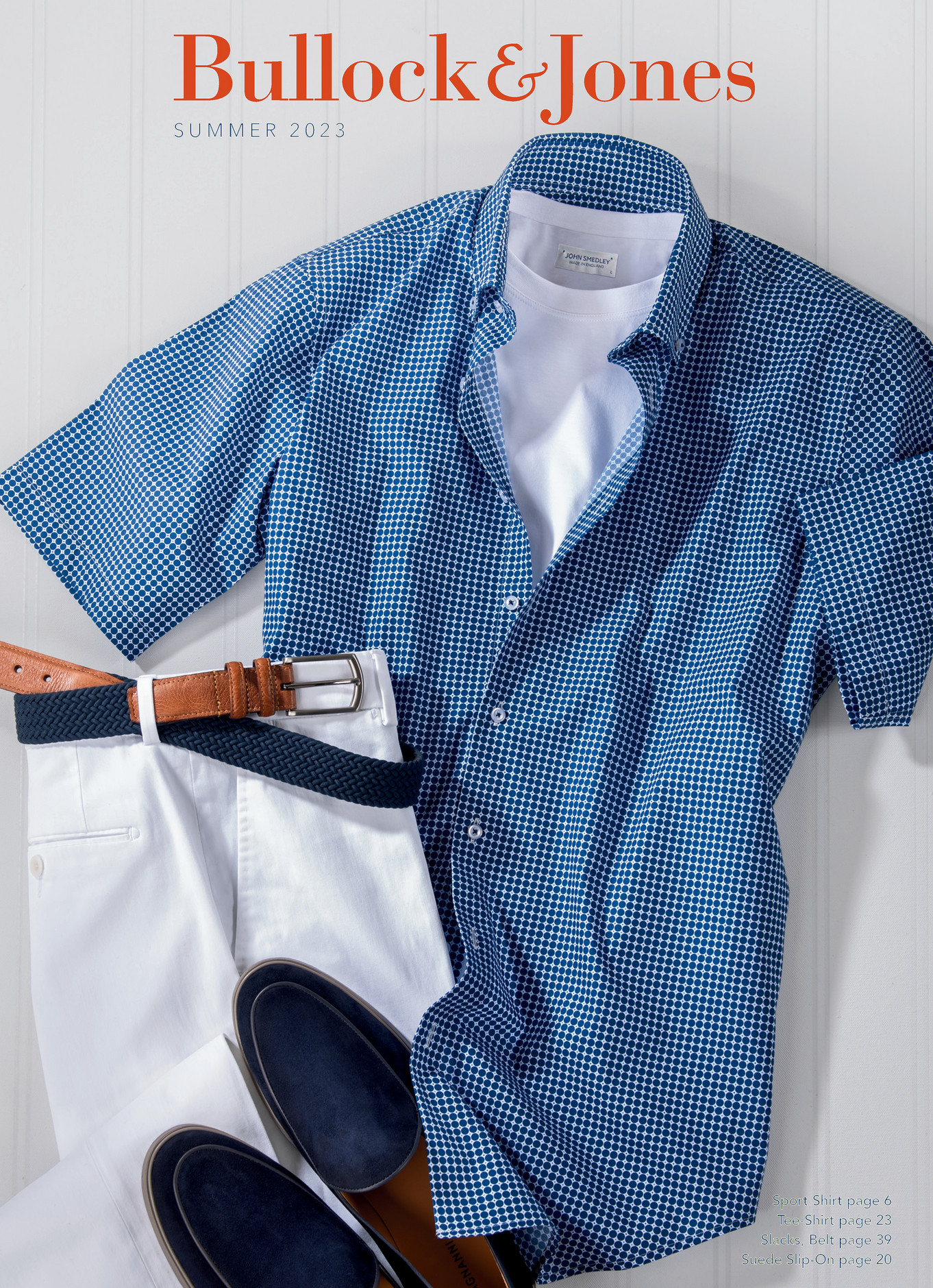 Bullock & Jones Summer 2023 Catalog Page 1