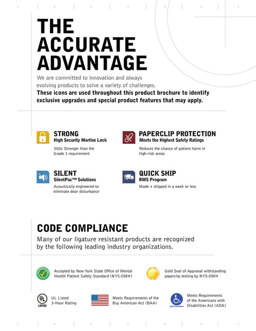 Accurate Lock & Hardware - Ligature Resistant Catalog - Page 4-5