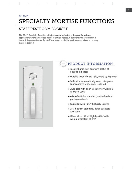 Accurate Lock & Hardware - Ligature Resistant Catalog - Page 46-47