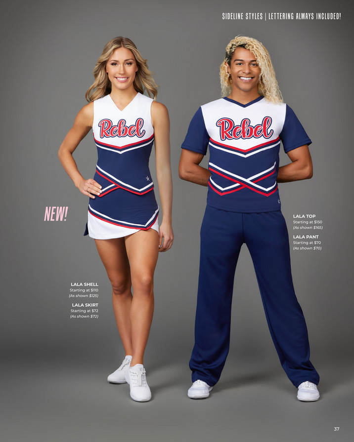 Rebel Athletic - 2024 School Cheer Uniform Lookbook - Lala Guy