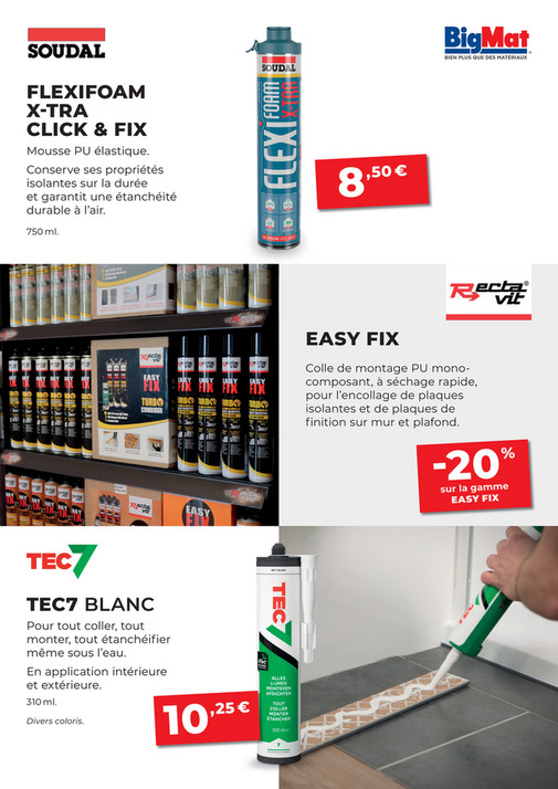 FLEXIFOAM X-TRA CLICK & FIX