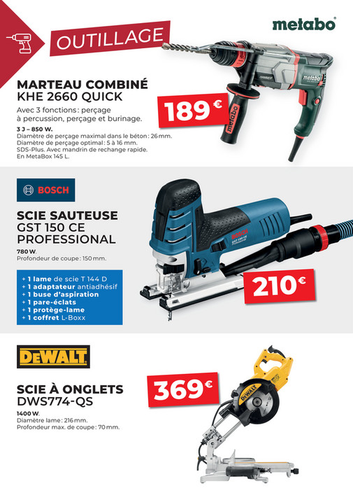 MARTEAU COMBINÉ KHE 2660 QUICK