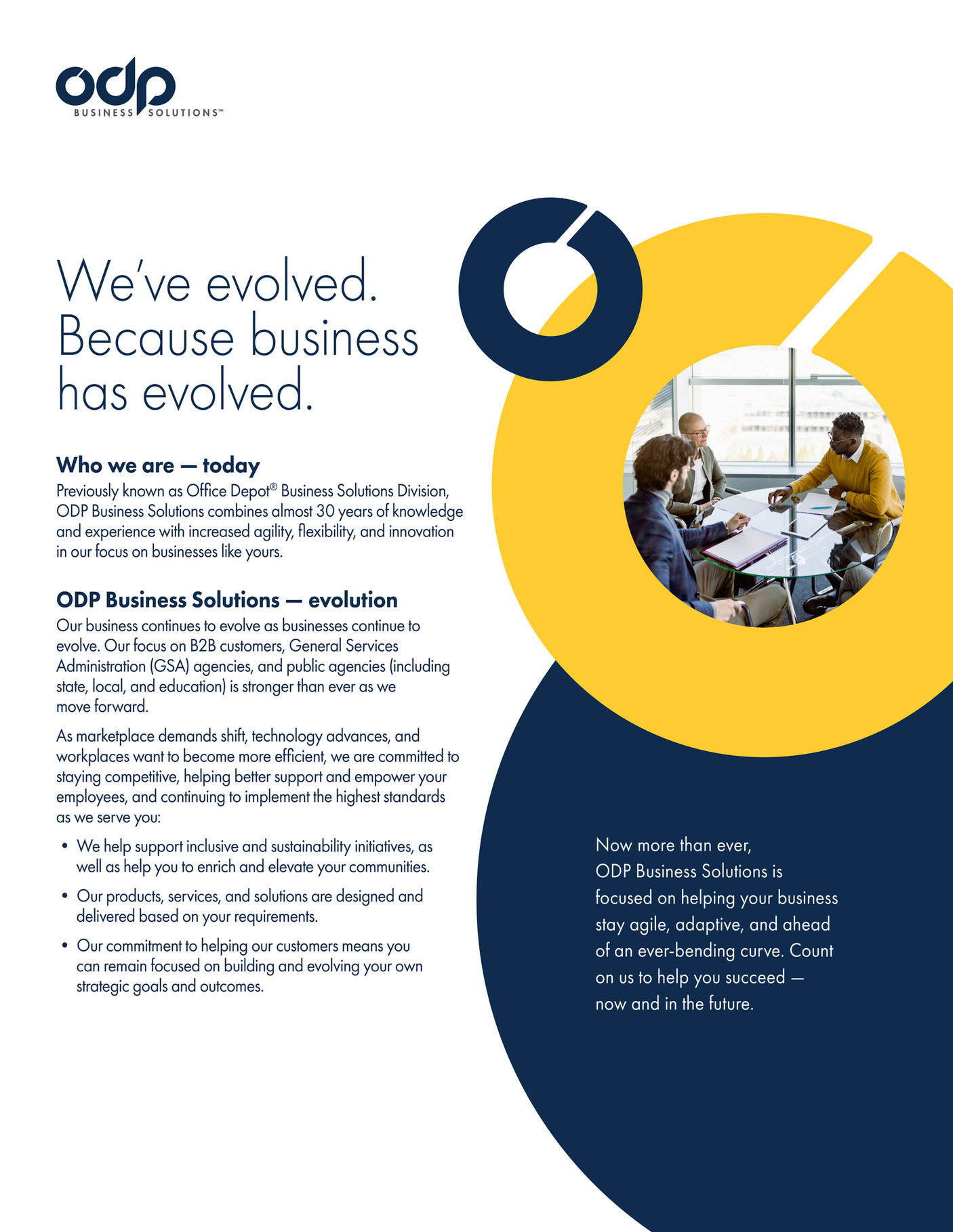 ODP Business Solutions Evolution Page 1