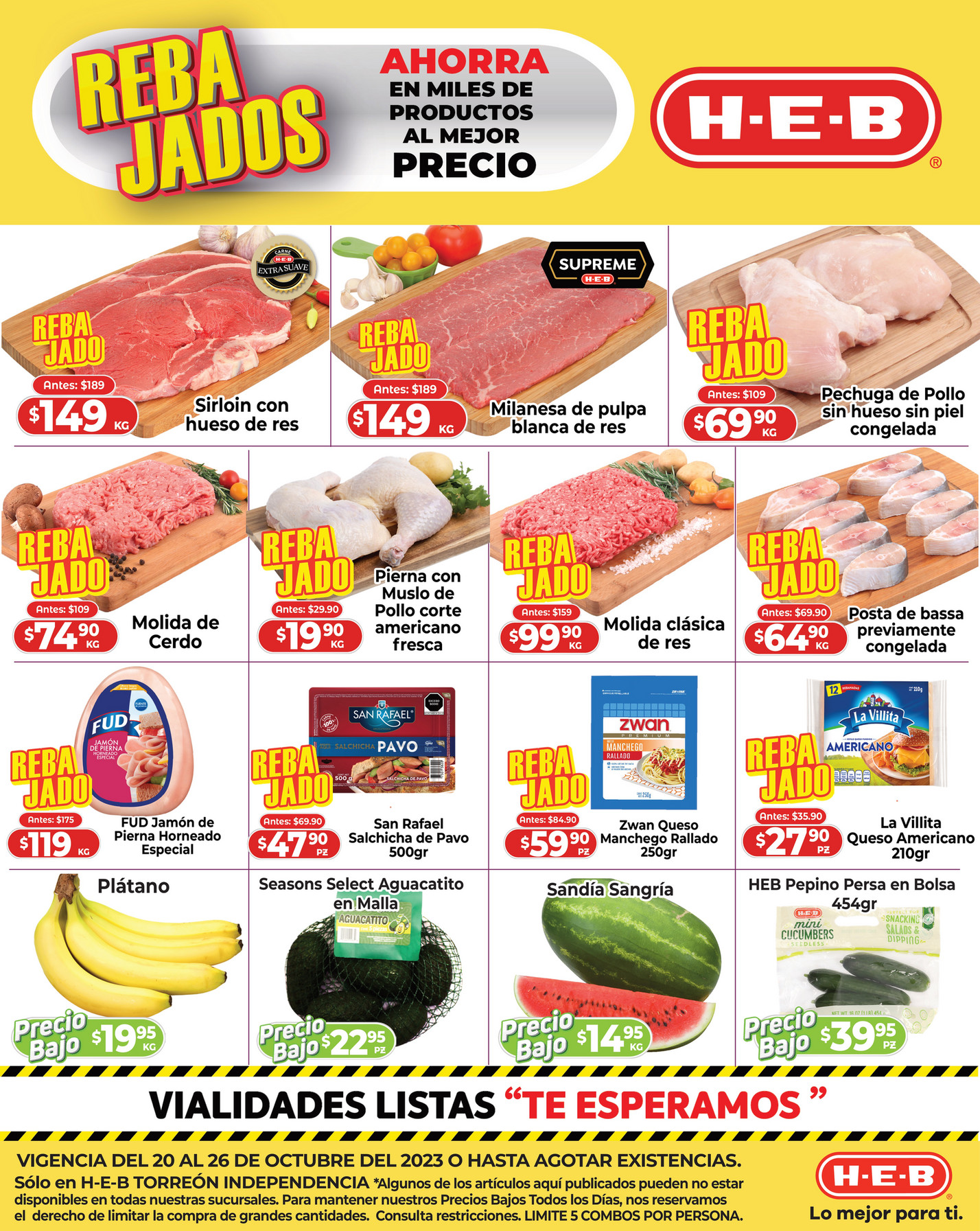 TORREON PROMOCIONES HEB TORREON INDEPENDENCIA 20 a 26 oct Página 1