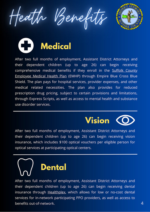 Suffolk County District Attorney ADA Benefits Book Page 45