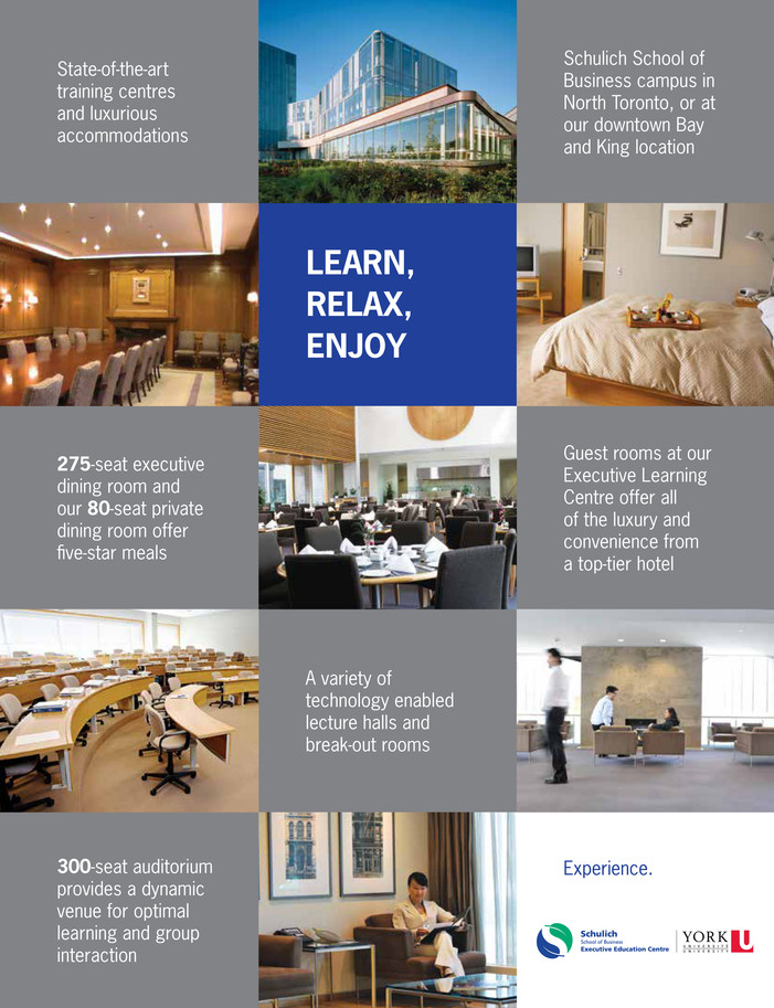 Schulich Executive Dining Room Food Services