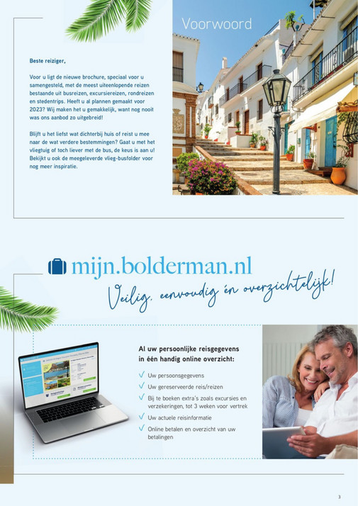 Bolderman - Bolderman Brochure Vlieg-busreizen 2023 - Pagina 2-3