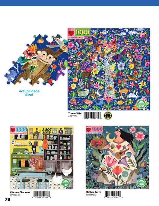 Eeboo Eeboo Holiday2020 Spreads New York City Life 1000 Piece Puzzle