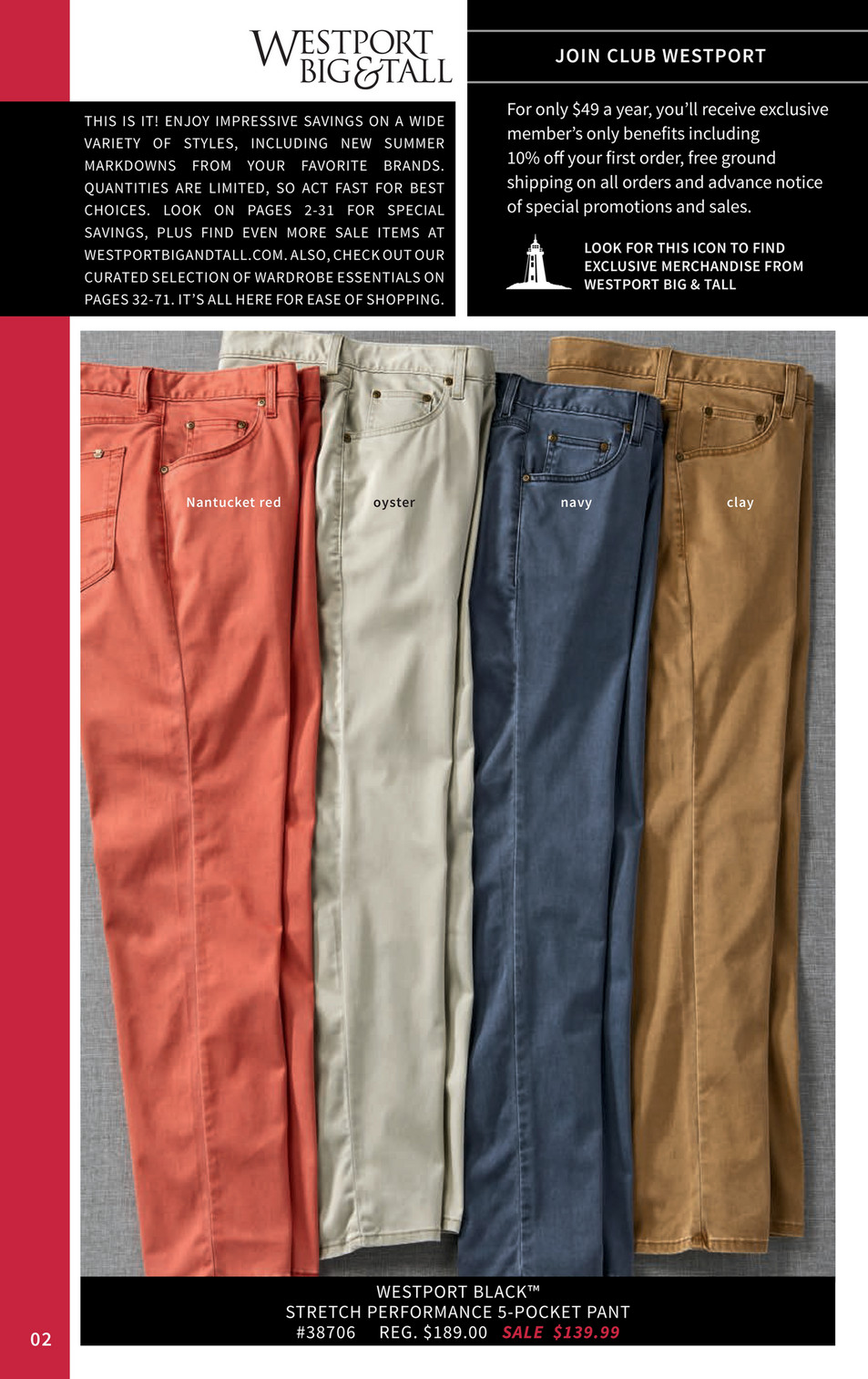 westport big and tall sale