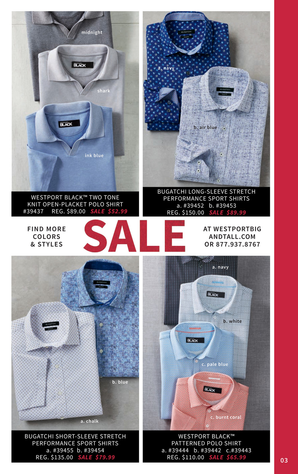 westport big and tall sale