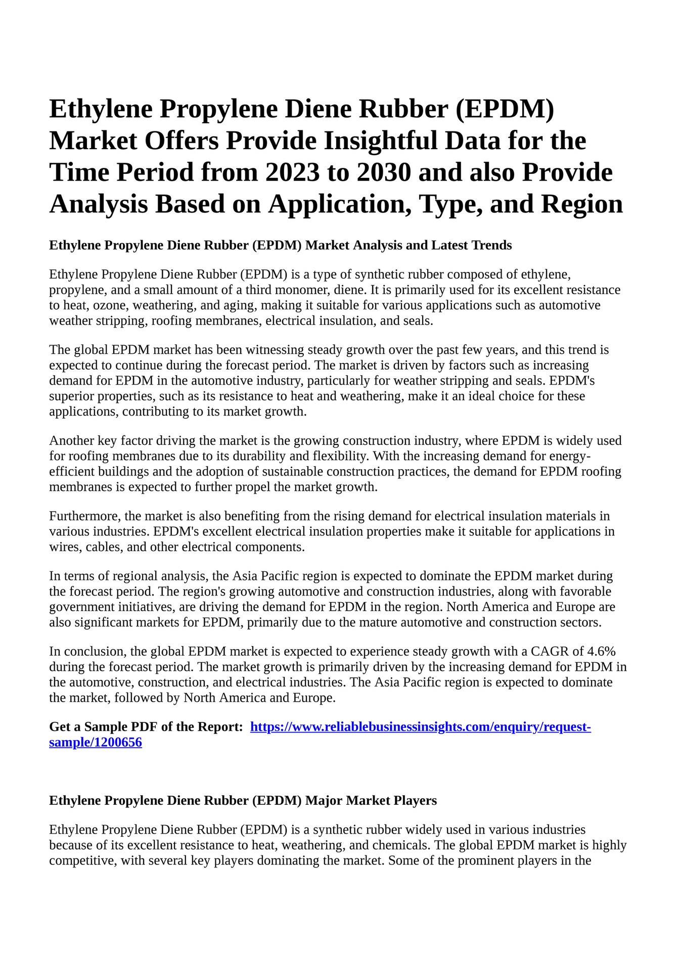 Application Type Example Application Type Example