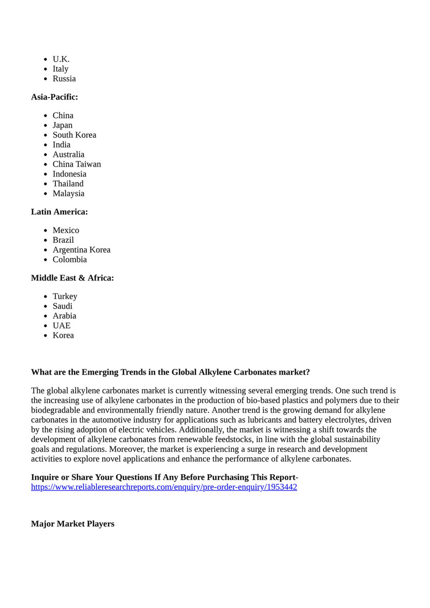 Carbonates: A Comprehensive Overview