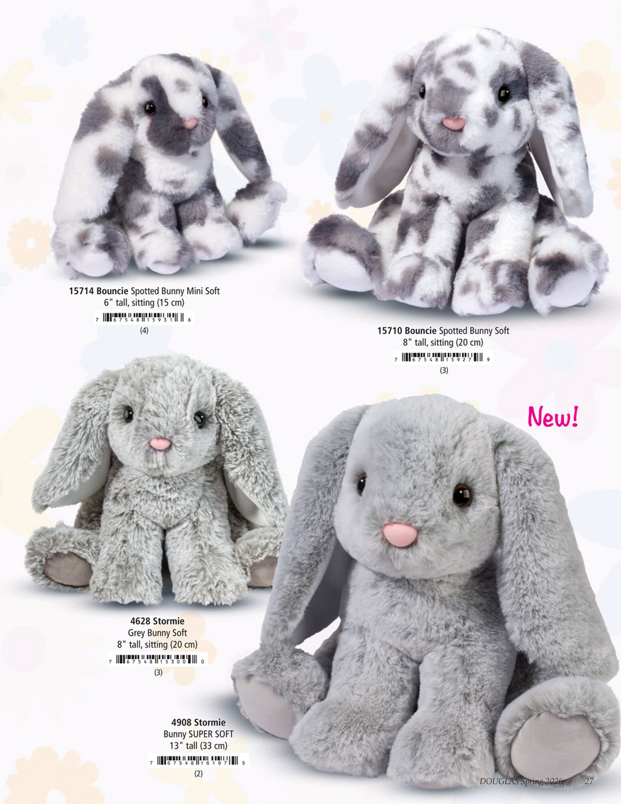 4✳B  Dot Bunny CandyStripeBunny Sugar B Brand Partners - Douglas SPRING Catalog 2026 - Represented