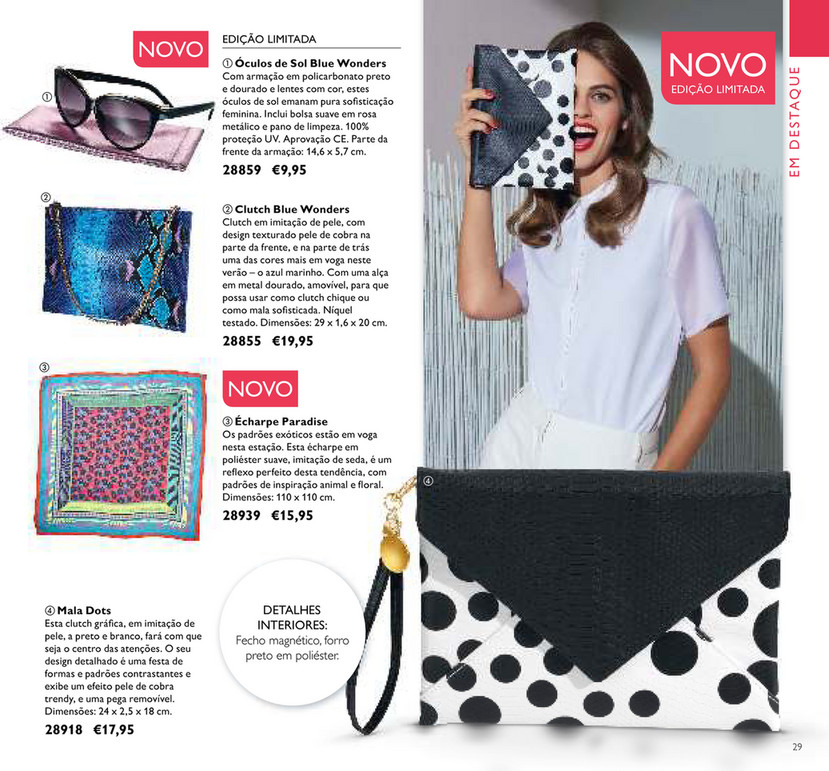oriflame blue bolsa