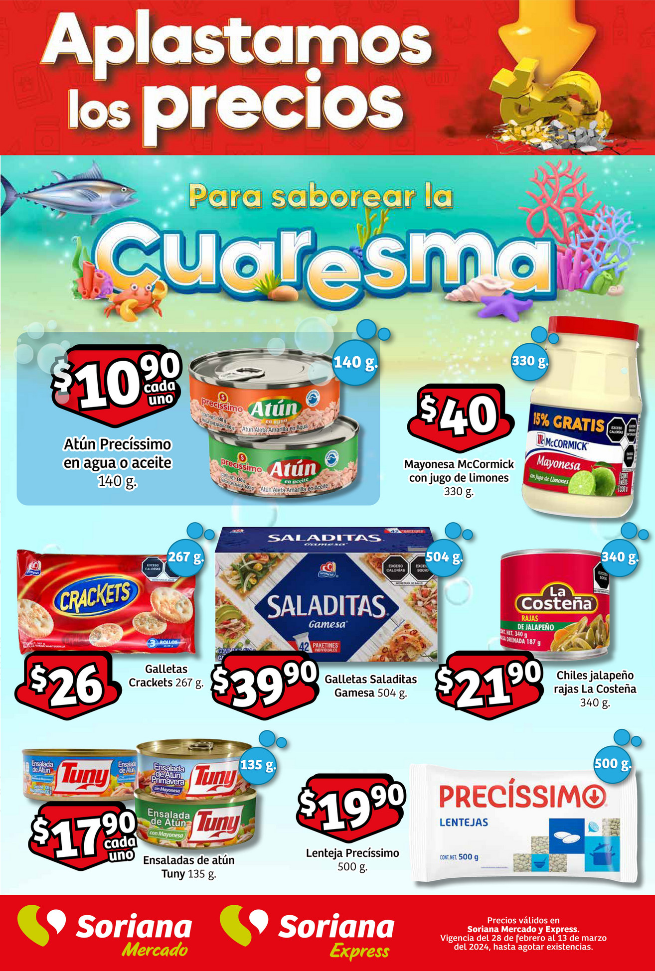 Tiendas Soriana - Folleto Soriana Mercado 28FEB24 - Página 2-3