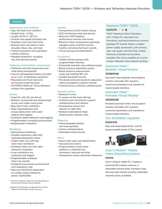 Pronated Rib gaumard - Gaumard-Product-Catalog-2024-INT-ENG-WEB-11190166A - Page 140-141