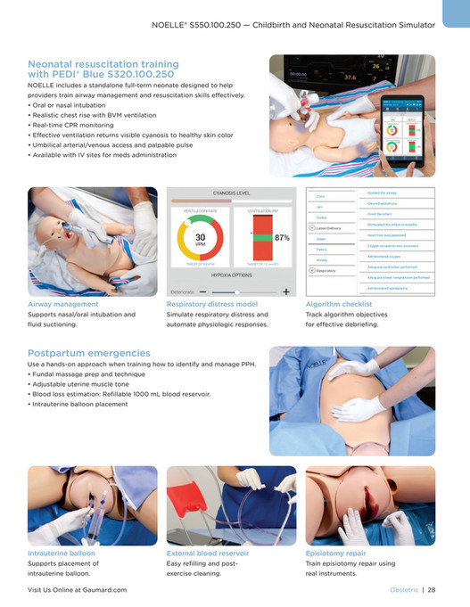 Neomate Checklist gaumard - Gaumard-Product-Catalog-2024-INT-ENG-WEB-11190166A - Page 44-45