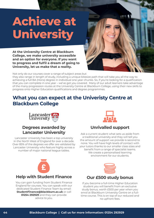 Blackburn College - Adult Guide Blackburn College - Page 44-45 ...