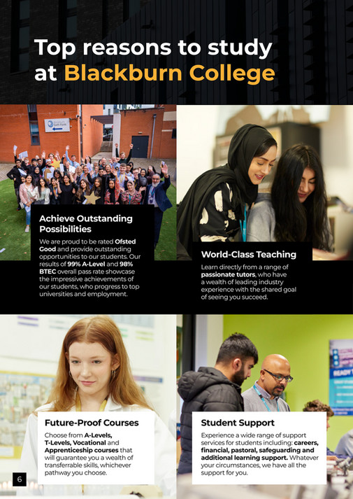 Blackburn College Blackburn College Prospectus 2024 Entry Page 6   191997d8 5561 4af4 8053 Ce86d10509c2 At600 