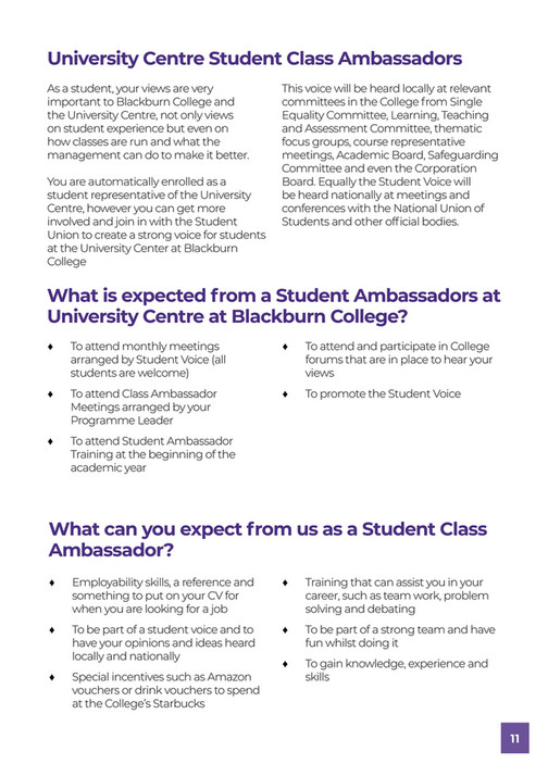 Blackburn College Student Handbook UCBC 2023/24 Page 1011