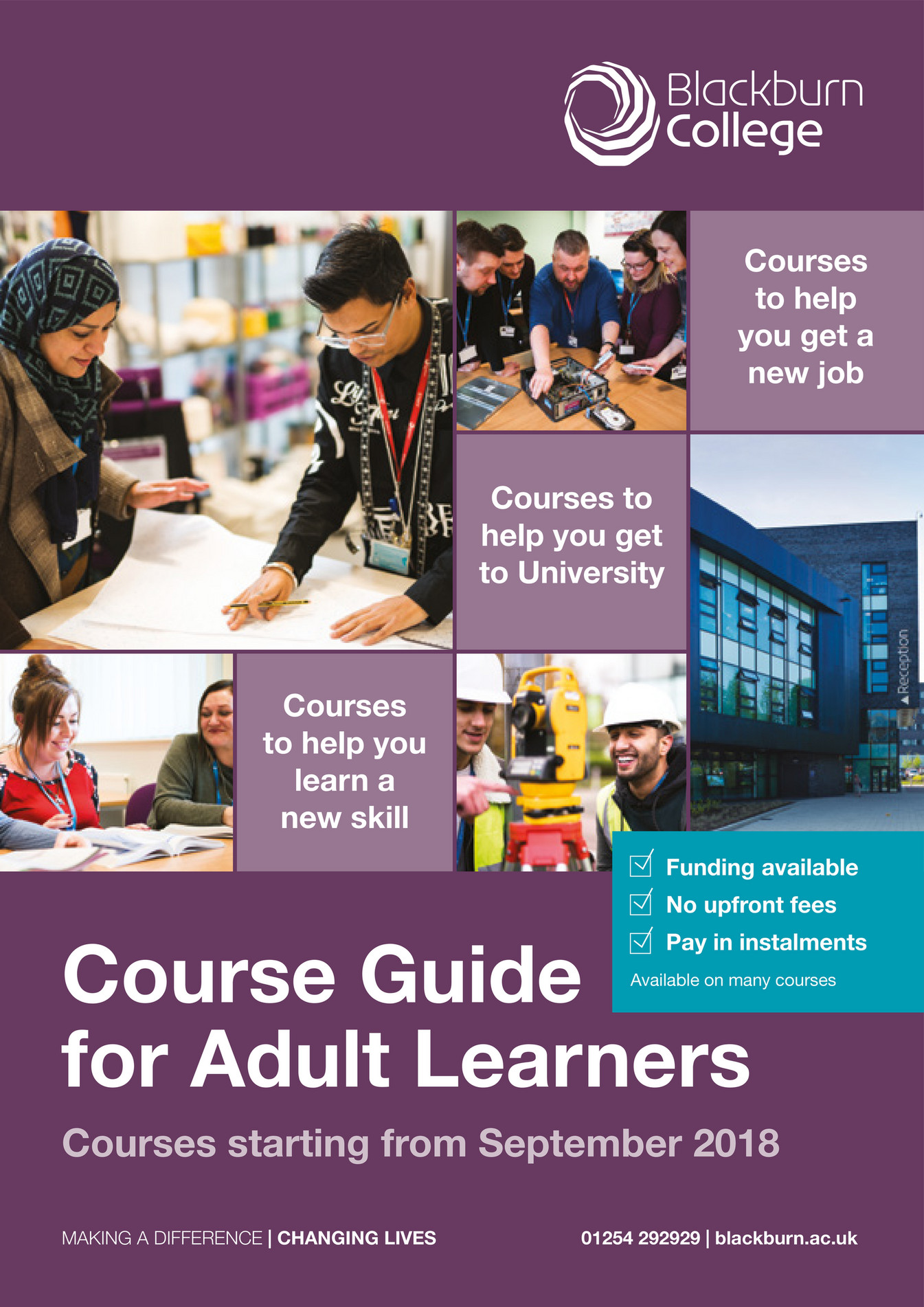 Blackburn College - Course Guide For Adult Learners - Page 1 - Created ...