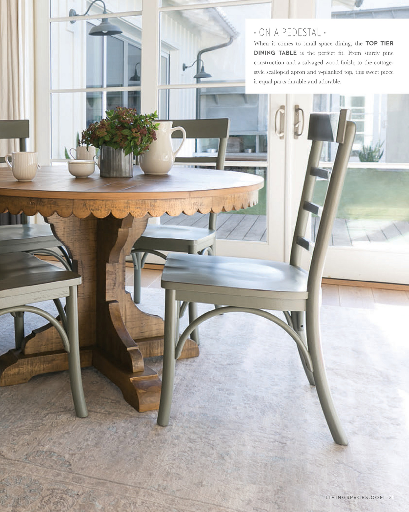 Magnolia home outlet scalloped table