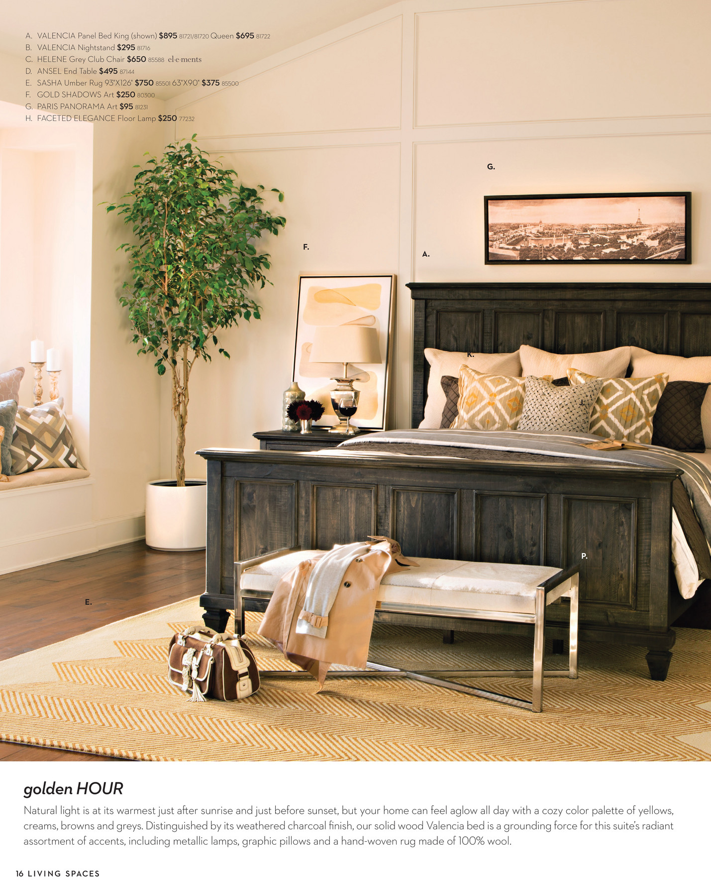 Living Spaces Product Catalog November 2015 Table Lamp Barham