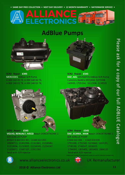 Alliance Electronics Ltd Alliance Electronics Ltd Truck Parts