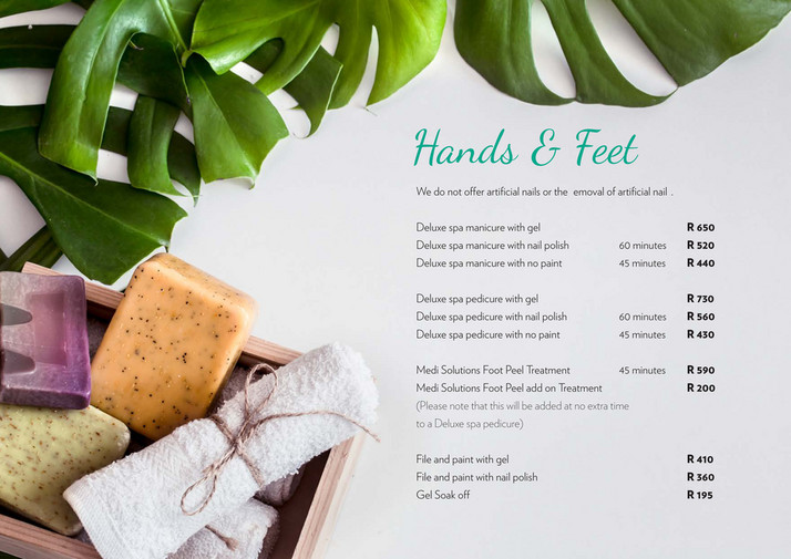 Ducki THE SPA AT ZEBULA PRICE LIST Page 1415 Created with