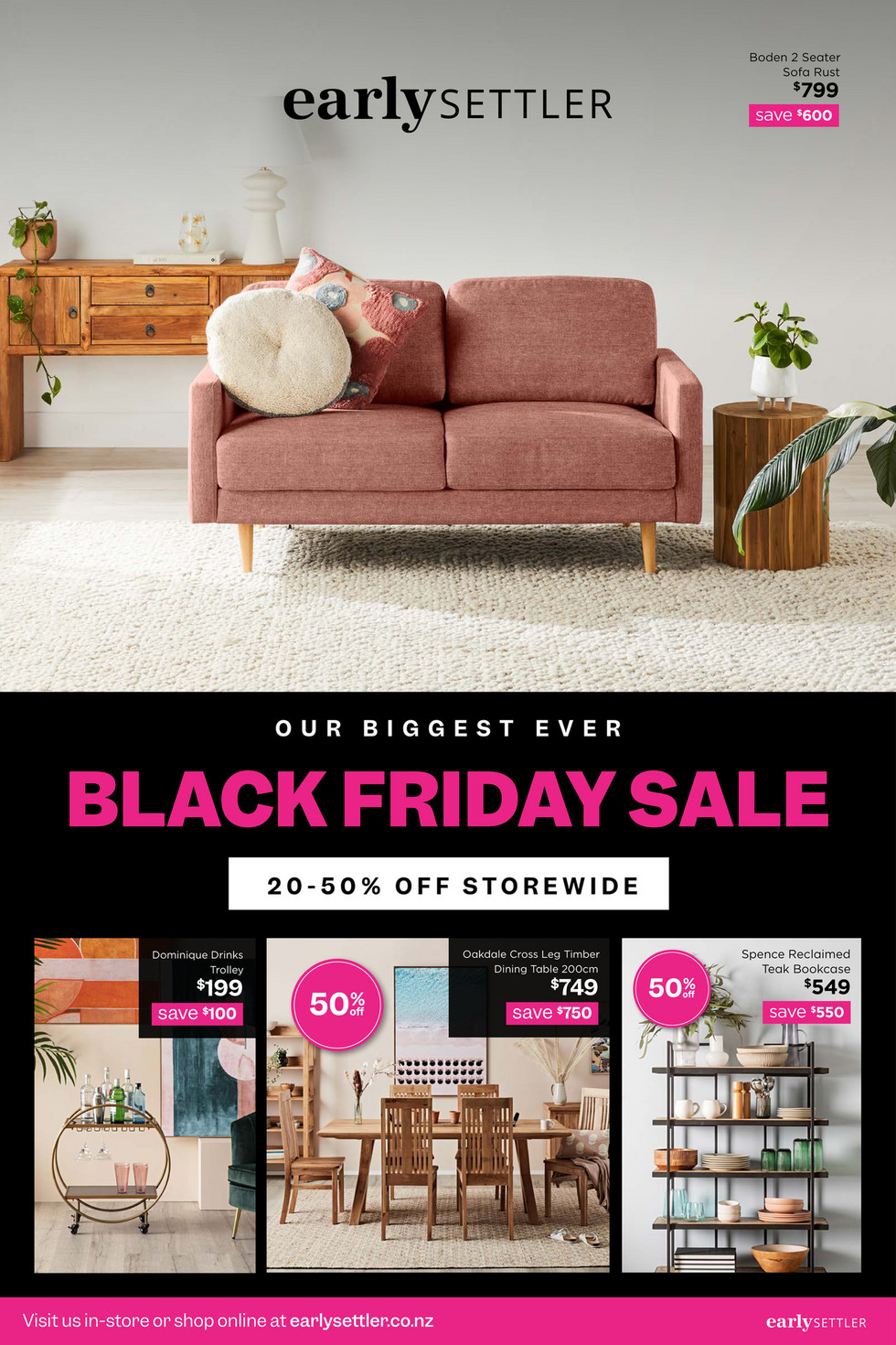 Early Settler BLACK FRIDAY CATALOGUE NZ Page 1