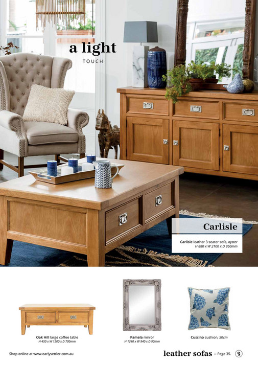 Salu Coffee Table Early Settler Ideas Early Settler Range Catalogue Page 34 35 Created