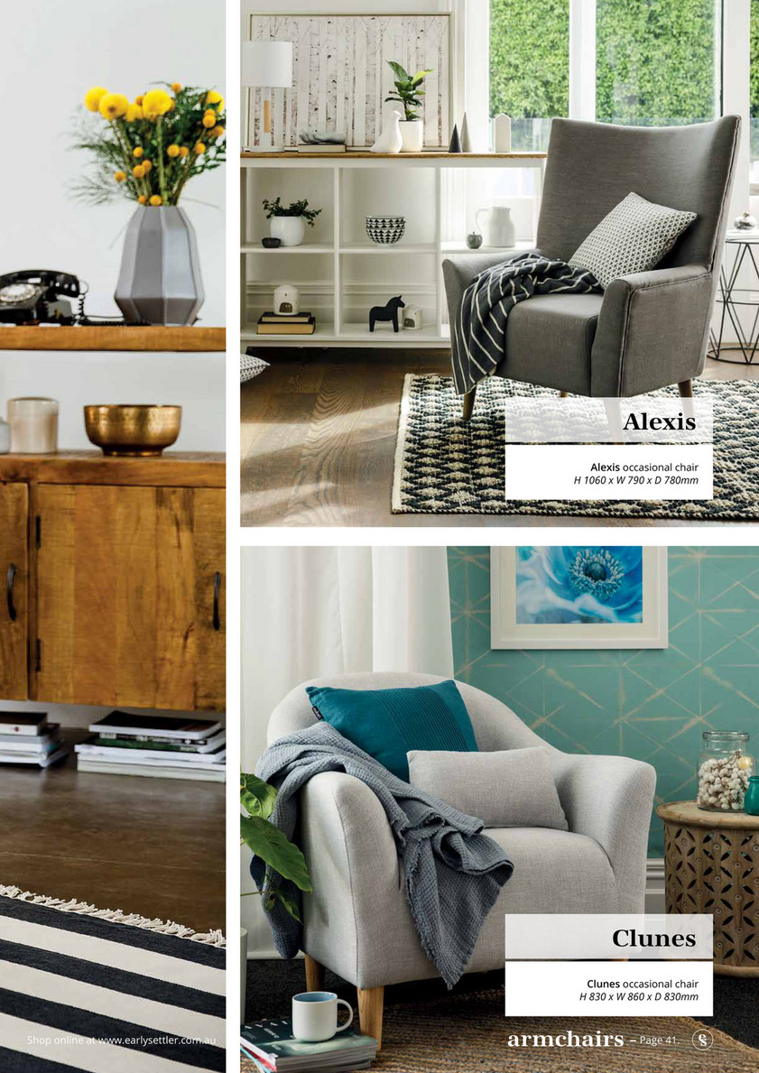 early settler armchair