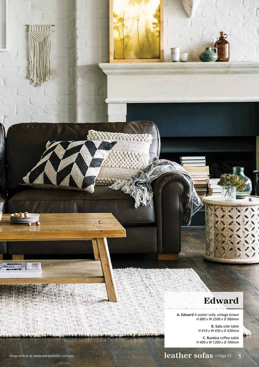 Salu Coffee Table Early Settler Ideas Early Settler Range Catalogue Page 30 31 Created Coffee And End Tables