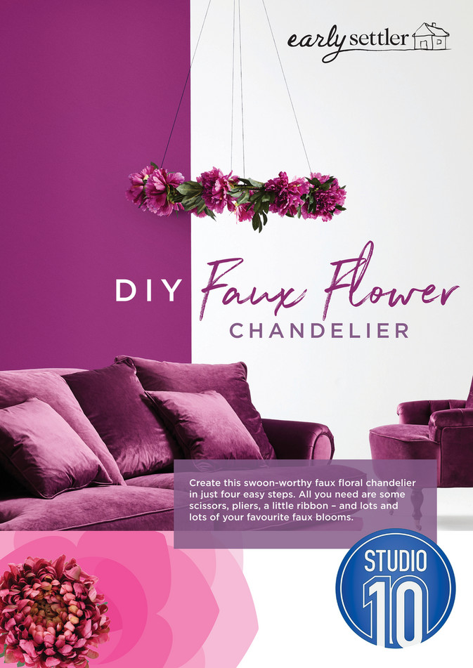 Diy Flower Chandelier Diy Faux Flower Chandelier Create This Swoon Worthy Fl In Just Four Easy