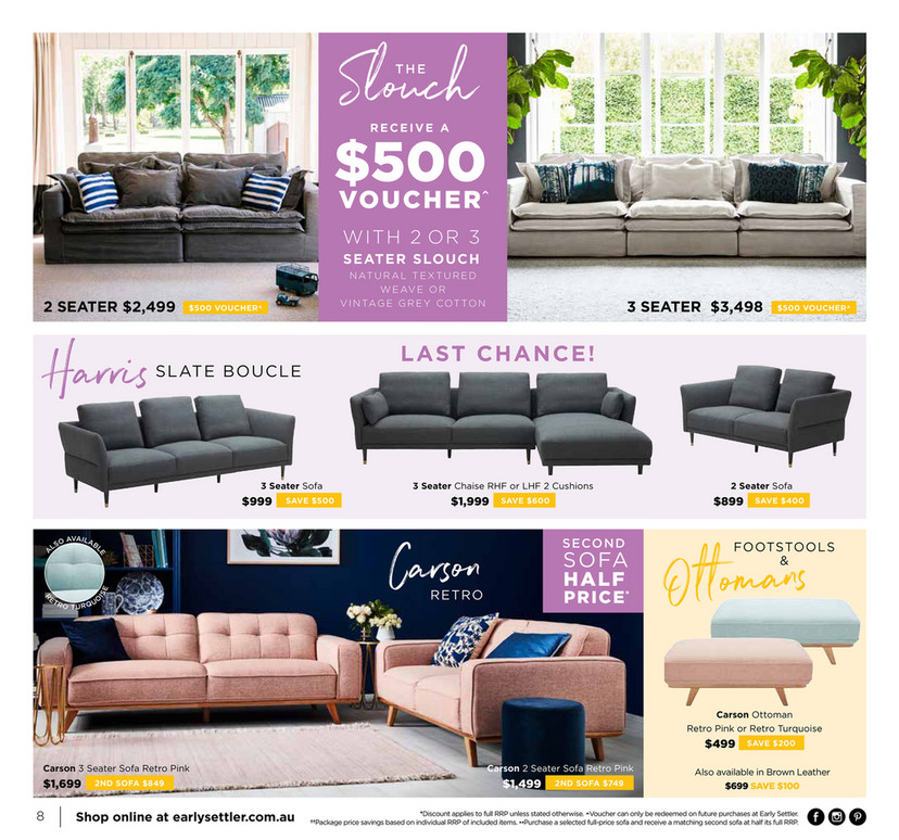 Carson Sofa Early Settler Baci Living Room