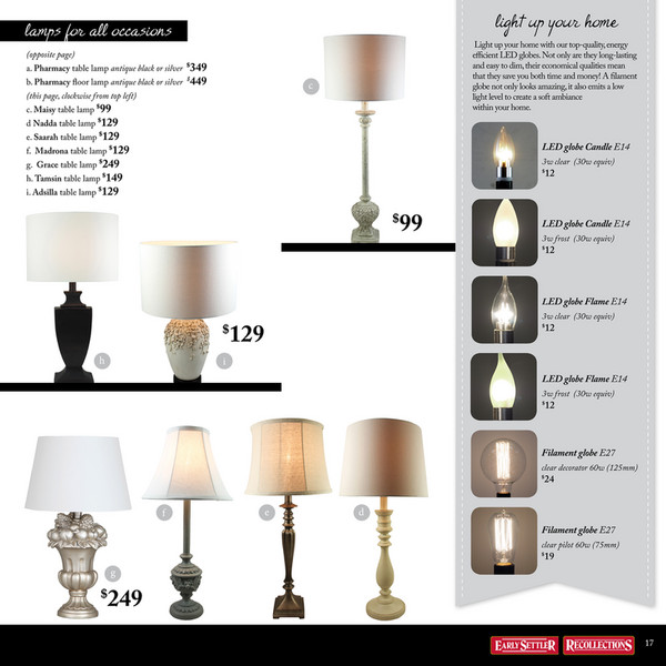 Early Settler - Early Settler Lighting Catalogue New Zealand - Page 16-17