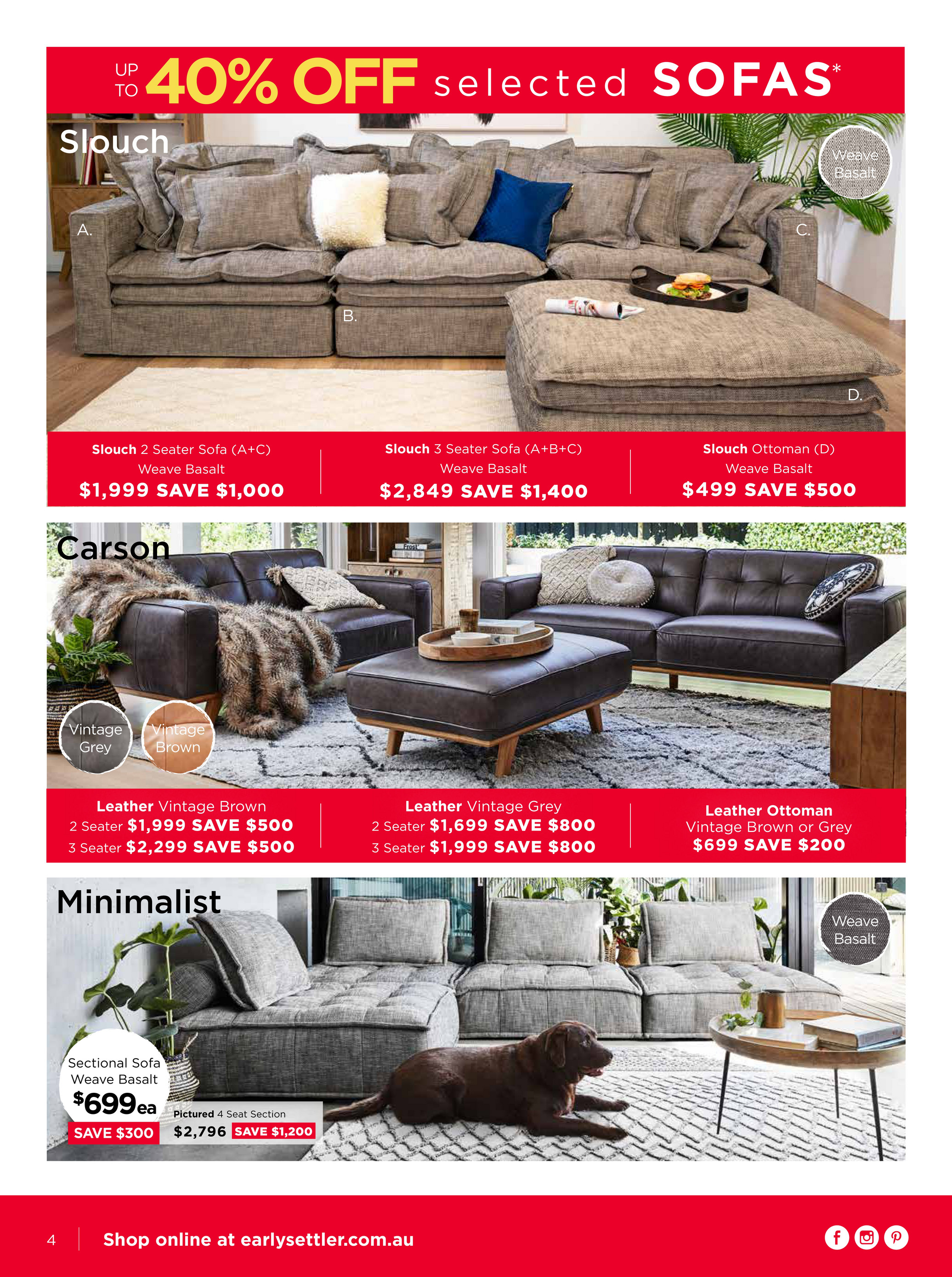 Carson Sofa Early Settler Baci Living Room