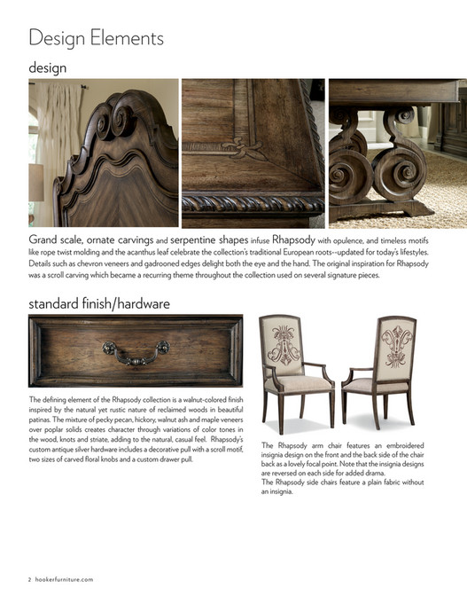 Hooker Furnishings - Rhapsody - Page 1