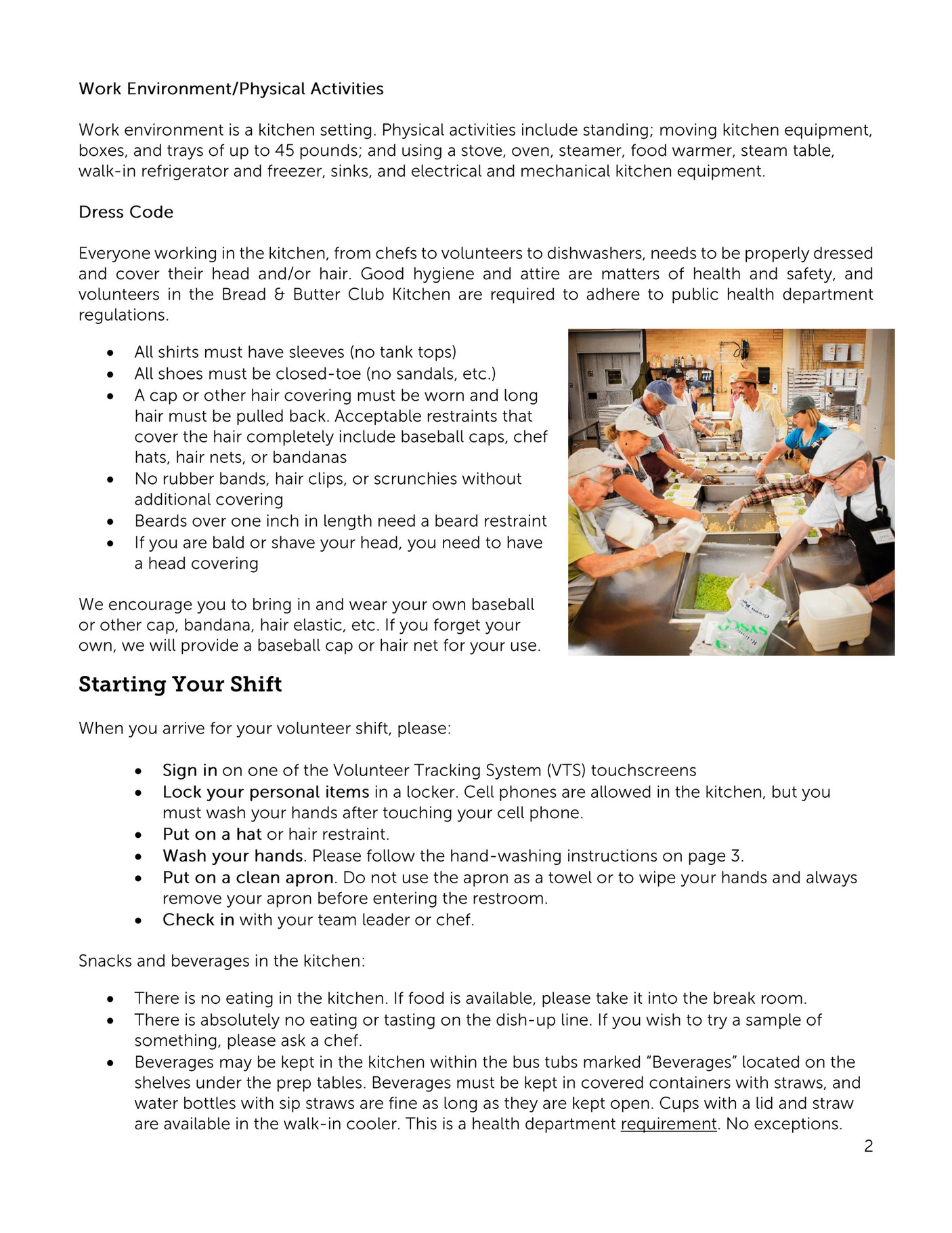 Project Angel Heart Kitchen Safety Sanitation Guidelines