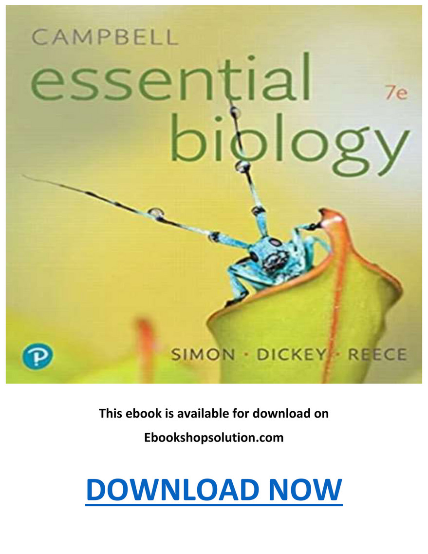Campbell Essential Biology 7th Edition PDF - Page 1 Campbell Essential Biology 7th Edition PDF - Page 1