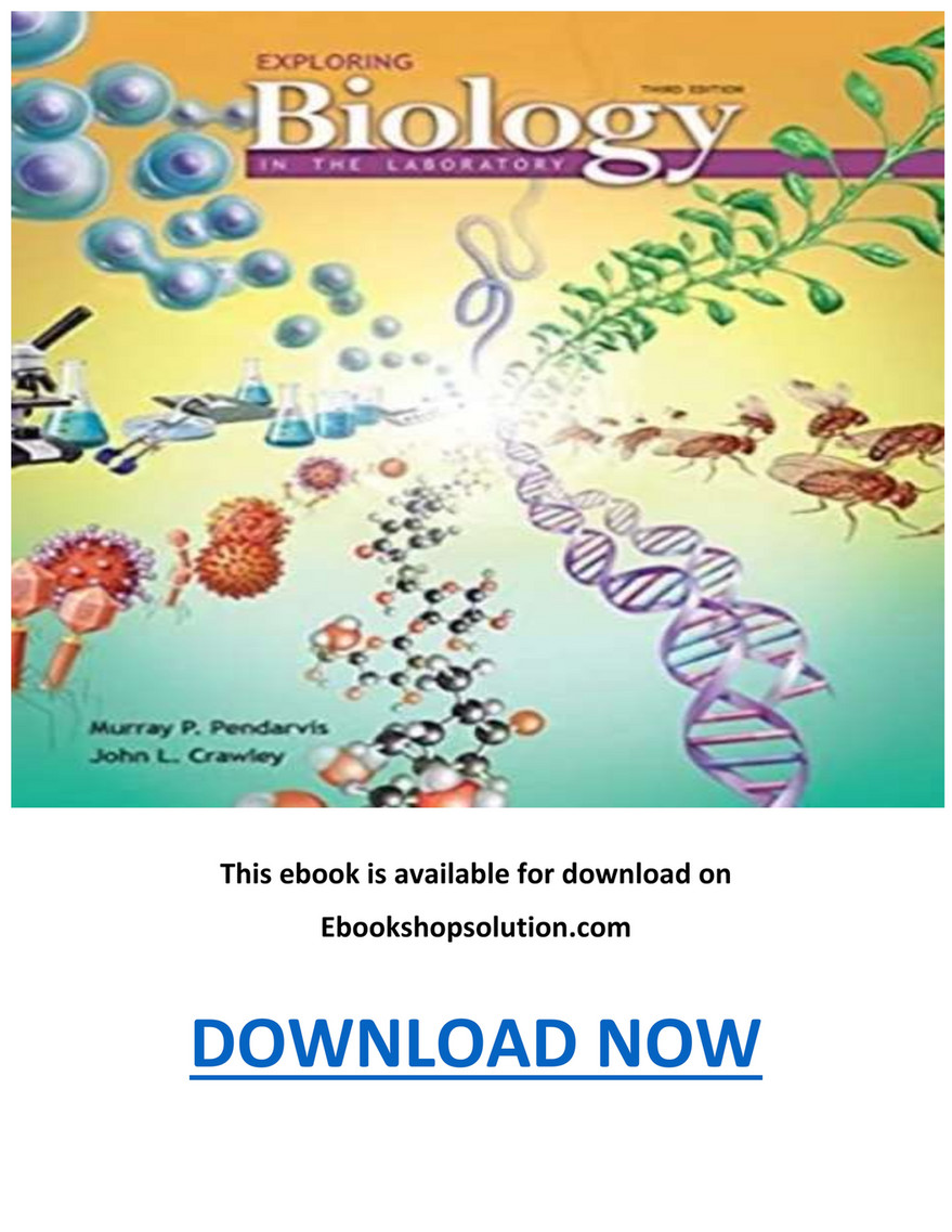 Exploring Biology In The outlet Laboratory