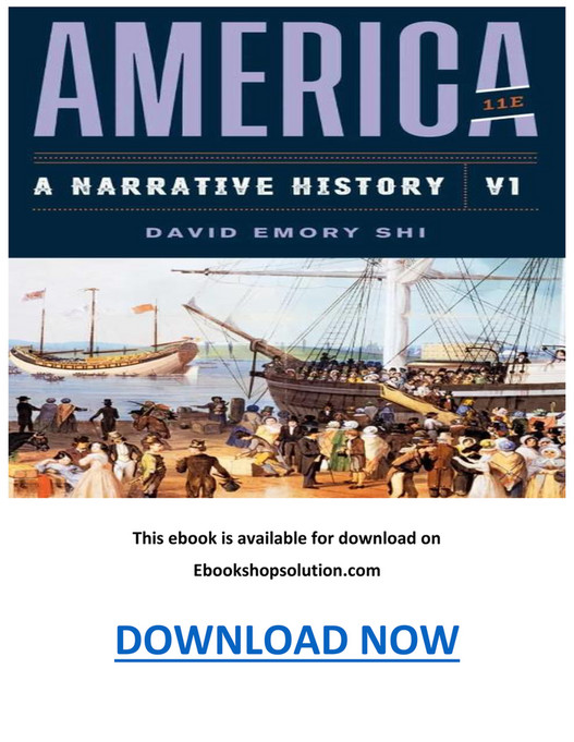 America A Narrative History Volume 1 11th Edition PDF - Page 1 - A Short History Of The Movies 11th Edition Pdf Download