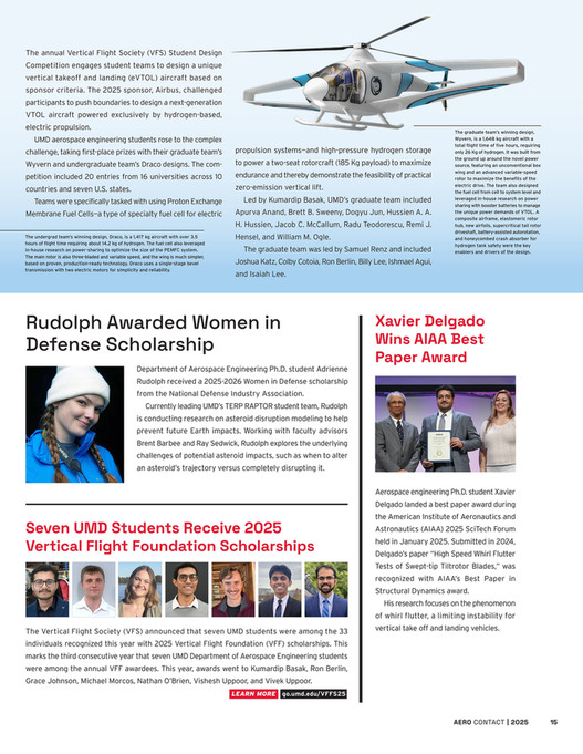 University of Maryland - AeroContact magazine 2026 - Page 14-15