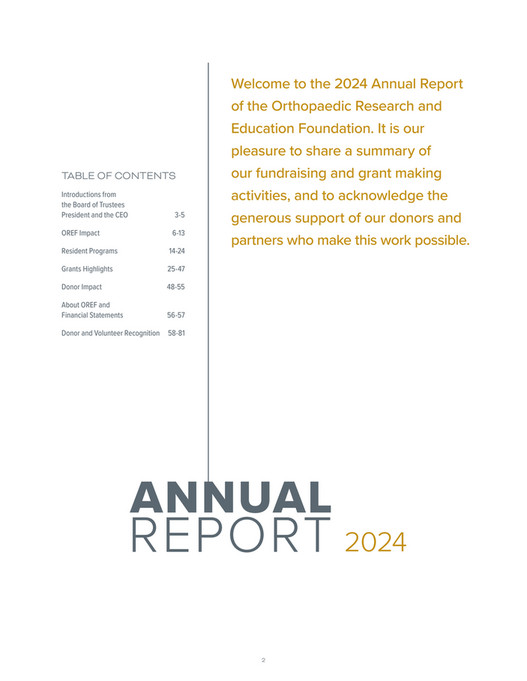 Oref OREF - 2024 Annual Report - Page 2-3 - Created with Publitas.com