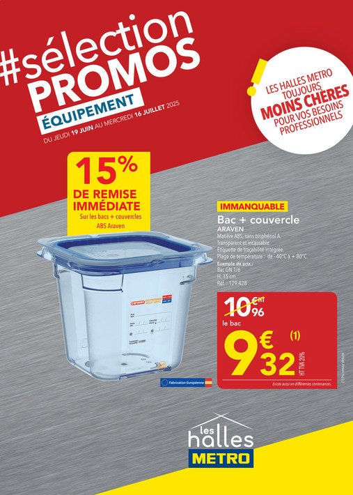 Sélection PROMOS Equipement