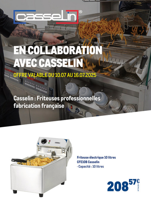Friteuses et percolateurs Casselin - Exclusivités Marketplace