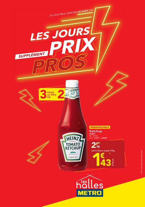 Les jours prix pros Supplément