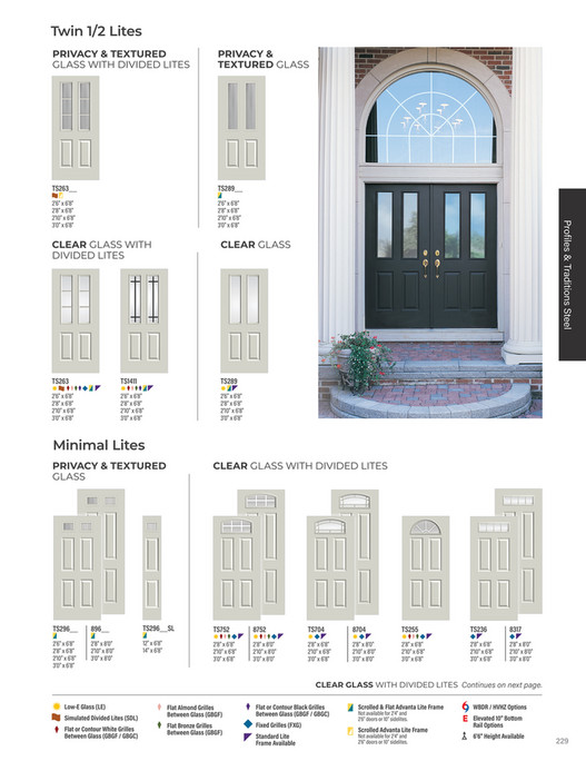 2025 Therma-Tru Full Line Catalog - Page 230-231
