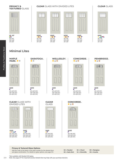 2025 Therma-Tru Full Line Catalog - Page 226-227